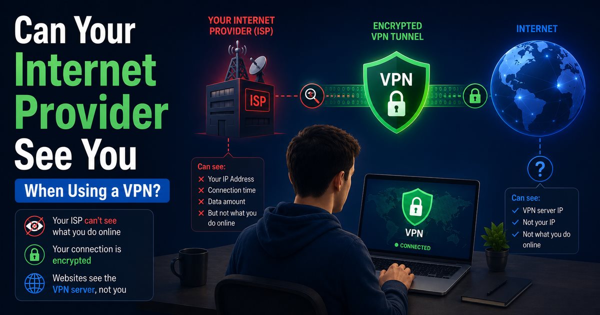 Can My ISP See What I Do With a VPN?